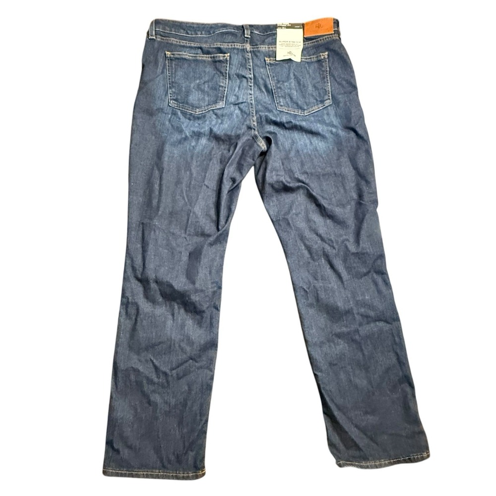 Lauren Ralph Lauren Women's Jeans Size 19‎ x 30 Mid-Rise Straight Leg Stretch - Picture 5 of 12